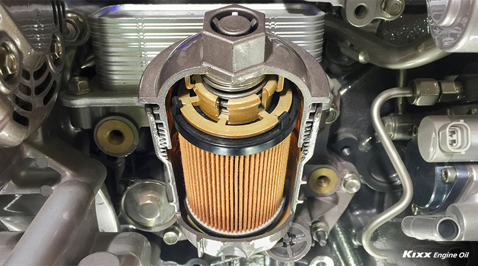 An oil filter which has been installed properly to keep the vehicle free from leaks