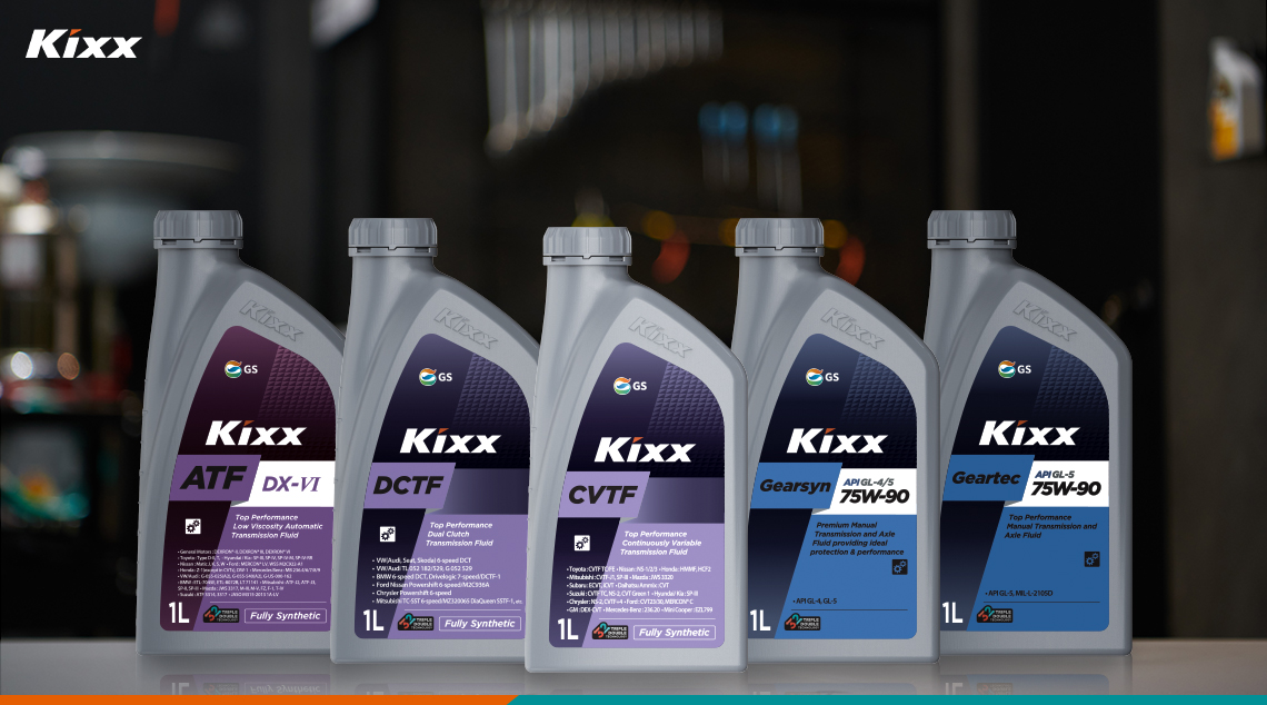 Kixx Transmission Fluid products lineup