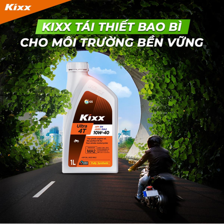 Kixx Lubricant Ultra 4T ad