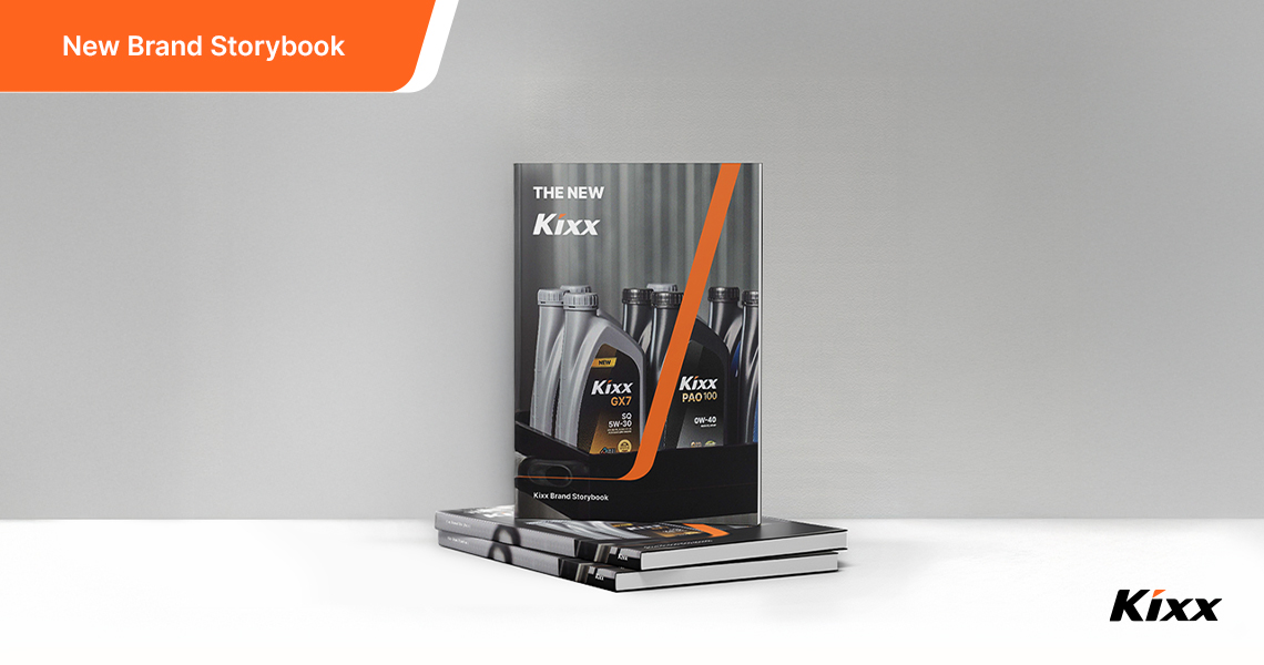 ‘The New Kixx’ storybook resting on top of a stack of other storybooks
